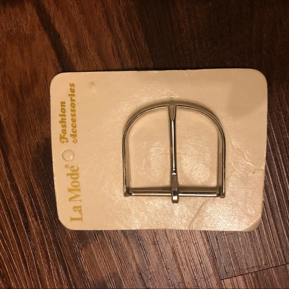 Vintage La mode Nickel belt buckle Set of 4